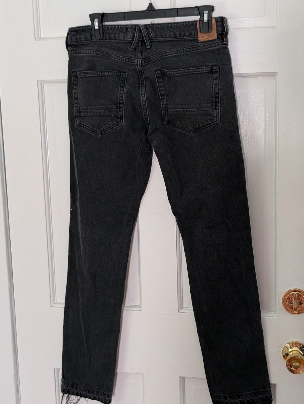 We The Free Twenty Seven Black Straight Leg Jeans Size 27 - Picture 4 of 6